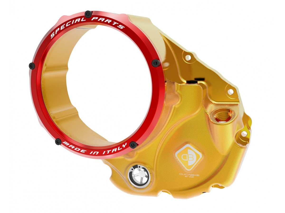 CCDV05 - DUCABIKE Ducati Oil Bath Clear Clutch Cover "3D Evo"