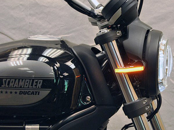 NEW RAGE CYCLES Ducati Scrambler LED Front Turn Signals