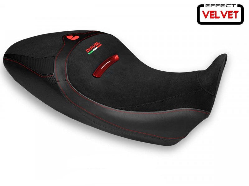 TAPPEZZERIA ITALIA Ducati Diavel 1260S (19/22) Velvet Seat Cover "Braila 1"