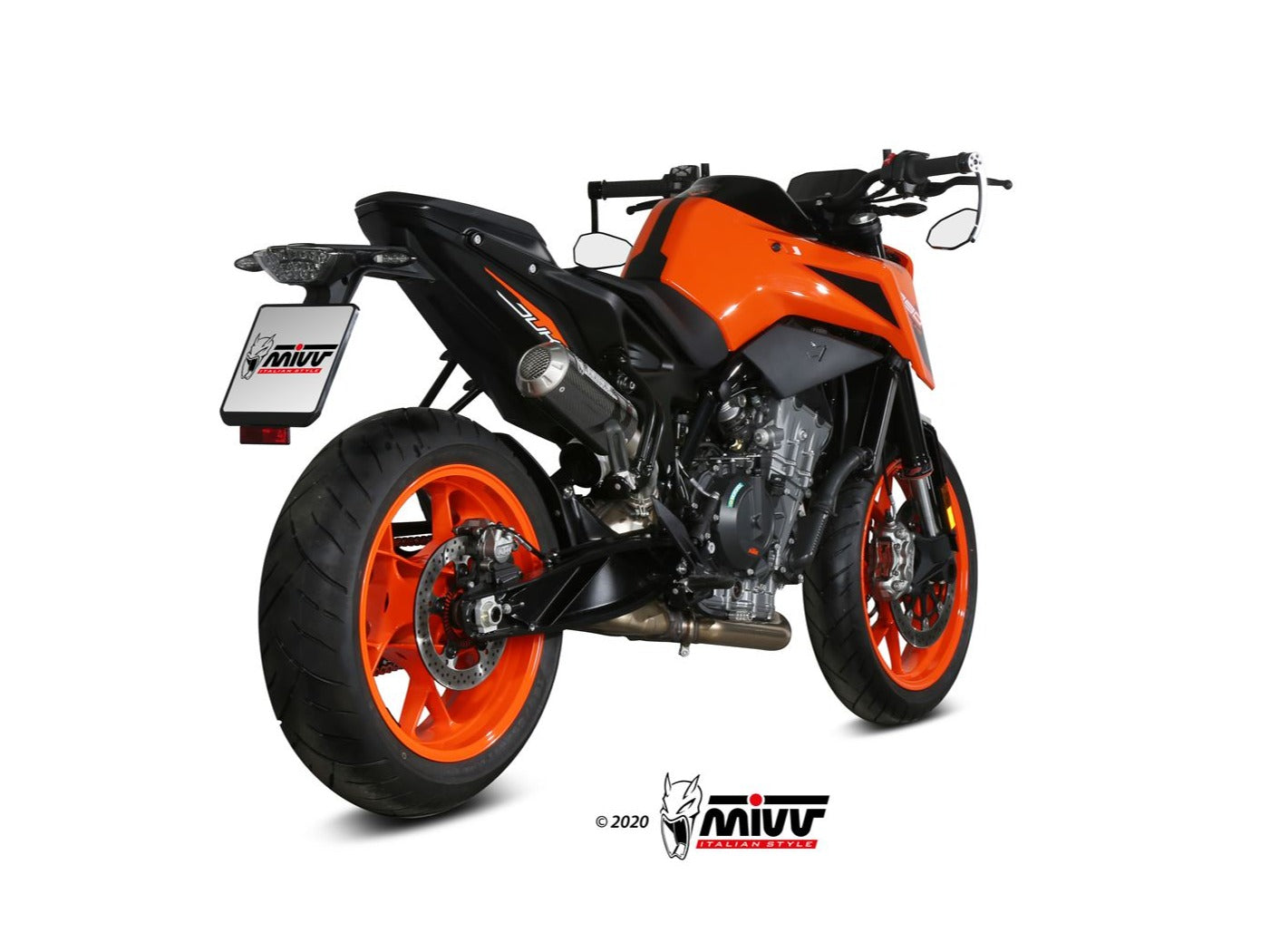MIVV KT.020 KTM 790 / 890 DUKE ( 2018+ ) Slip-on Exhaust "MK3" ( black; not approved) – Accessories in the 2WheelsHero Motorcycle Aftermarket Accessories and Parts Online Shop