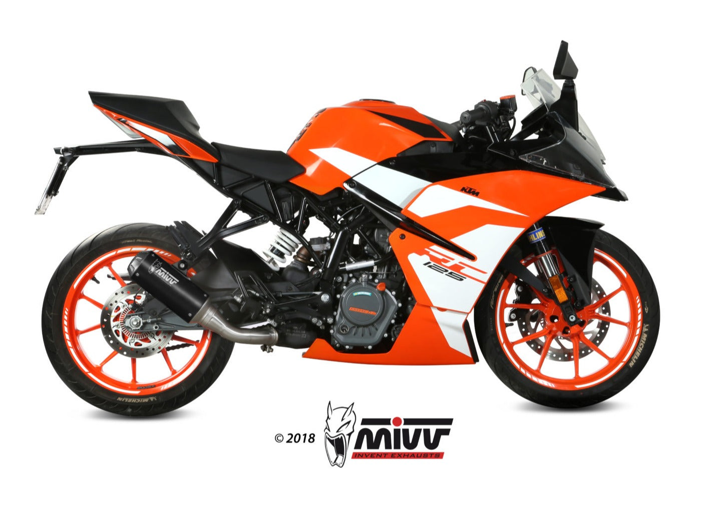 MIVV KT.019 KTM 125/390 DUKE / 125/390 RC ( 2017 / 20 ) Slip-on Exhaust "MK3" ( black; not approved) – Accessories in the 2WheelsHero Motorcycle Aftermarket Accessories and Parts Online Shop