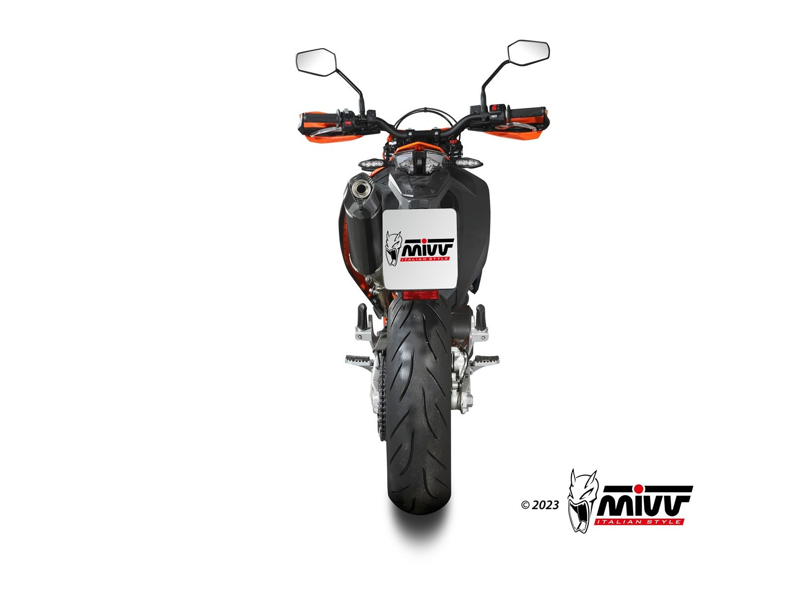 MIVV M.KT.032 KTM 690 Enduro R / SMC R (2021+) Slip-on Exhaust "STR-1" (black; approved) – Accessories in the 2WheelsHero Motorcycle Aftermarket Accessories and Parts Online Shop