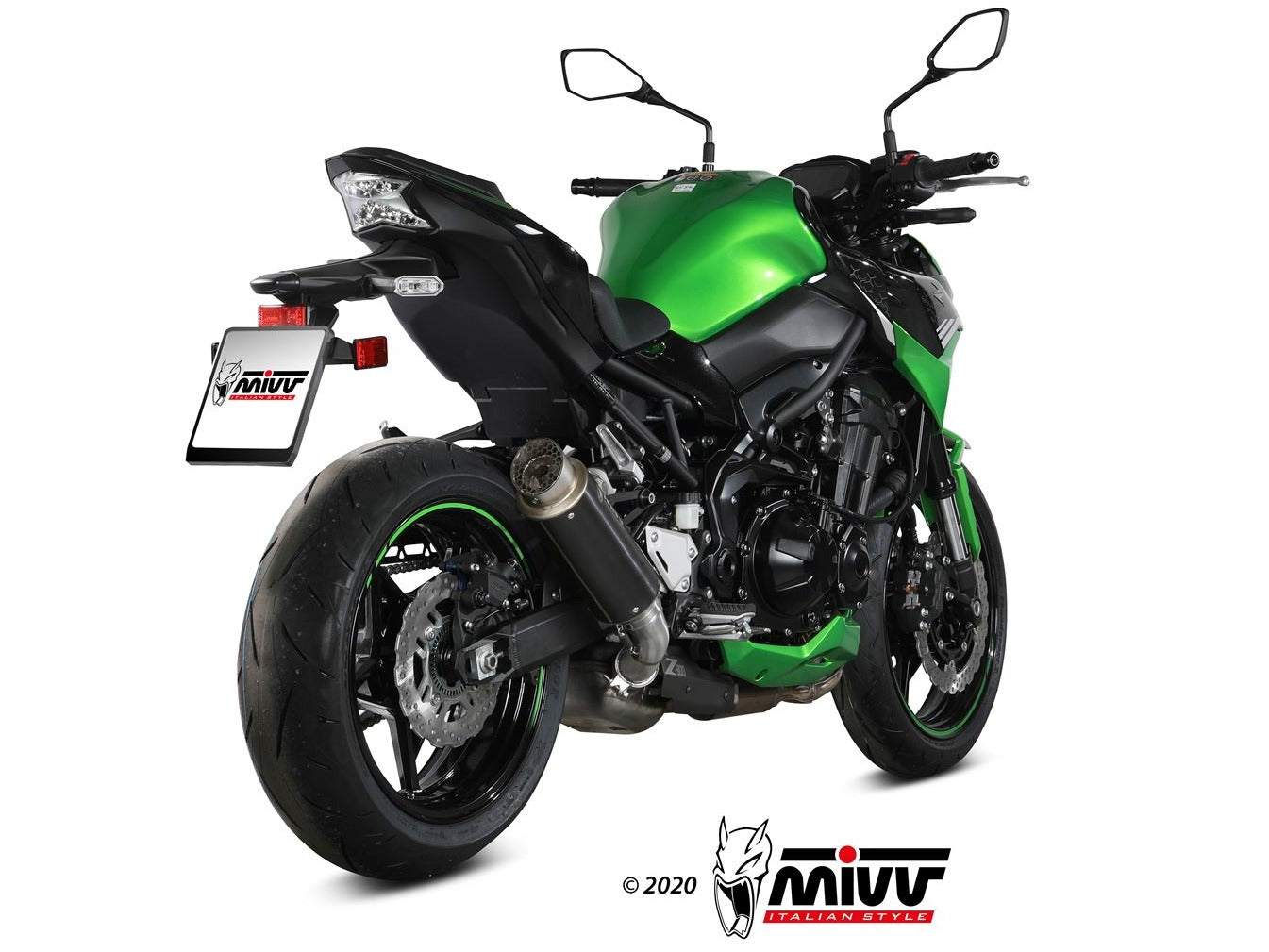 MIVV K.052 KAWASAKI Z900 ( 2020+ ) Slip-on Exhaust "GP Pro" (black; approved) – Accessories in the 2WheelsHero Motorcycle Aftermarket Accessories and Parts Online Shop