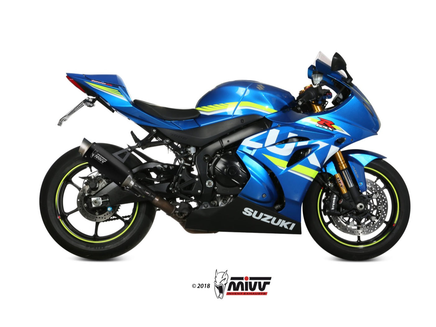 MIVV S.050 SUZUKI GSX-R 1000 ( 2017 / 20 ) Slip-on Exhaust "GP Pro" (black; approved) – Accessories in the 2WheelsHero Motorcycle Aftermarket Accessories and Parts Online Shop