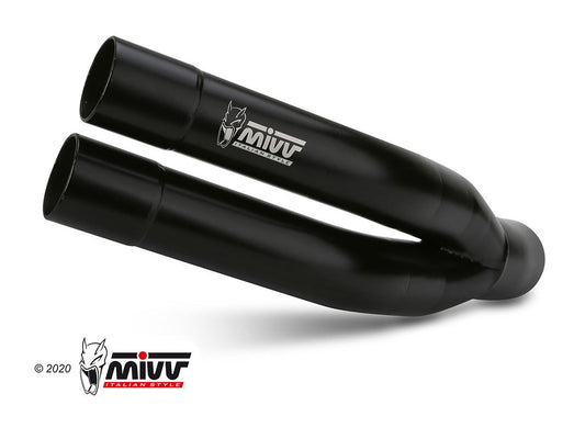 MIVV S.035 SUZUKI Gladius ( 2009 / 15 ) Slip-on Exhaust "Double Gun" (black; approved) – Accessories in the 2WheelsHero Motorcycle Aftermarket Accessories and Parts Online Shop
