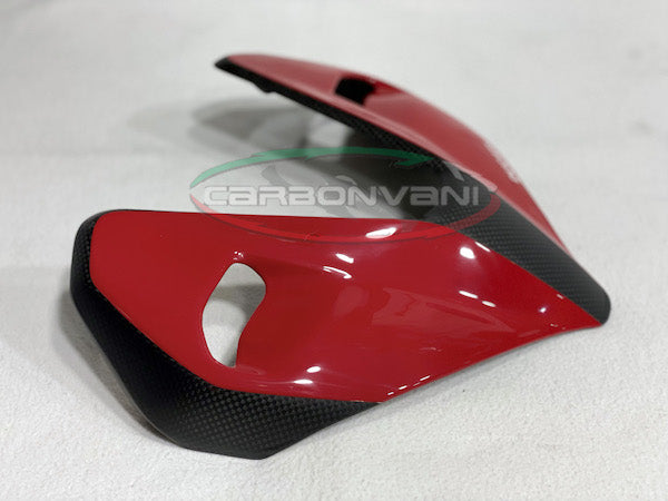 CARBONVANI Ducati Streetfighter V2 (2022+) Carbon Headlight Cover (upper; red)