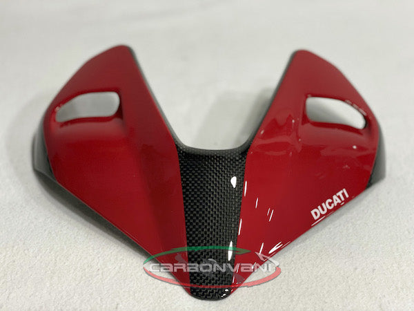 CARBONVANI Ducati Streetfighter V2 (2022+) Carbon Headlight Cover (upper; red)