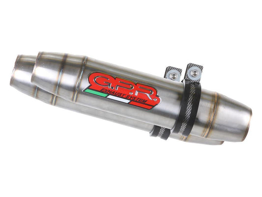 GPR Ducati Monster 1100 Full Exhaust System "Deeptone Inox" (EU homologated)