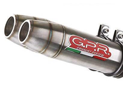 GPR Ducati Monster 1100 Evo Dual Slip-on Exhaust "Deeptone Inox" (EU homologated)