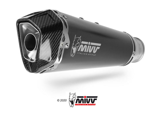 MIVV K.048 KAWASAKI NINJA 125 ( 2019+ ) Slip On Exhaust "Delta Race" (black; approved) – Accessories in the 2WheelsHero Motorcycle Aftermarket Accessories and Parts Online Shop