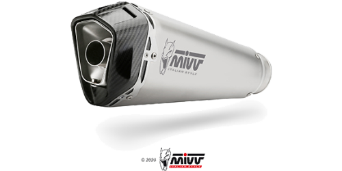 MIVV X.AP.0001 Aprilia Tuono660 (2021+) Full System Steel High Exhaust (steel black; not approved) – Accessories in the 2WheelsHero Motorcycle Aftermarket Accessories and Parts Online Shop
