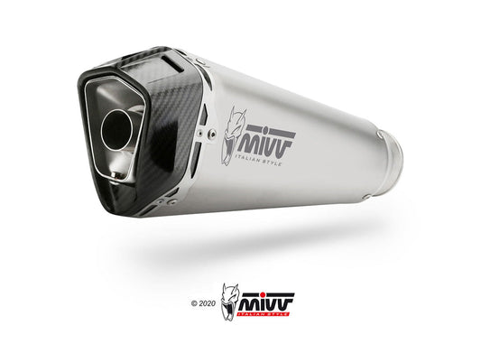 MIVV D.027 Ducati Multistrada 1200 (10/14) Slip-on Exhaust "Delta Race" (stainless steel; approved) – Accessories in the 2WheelsHero Motorcycle Aftermarket Accessories and Parts Online Shop