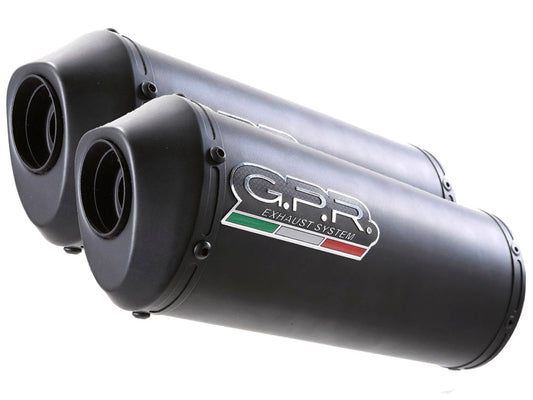 GPR Yamaha BT1100 Bulldog Dual Slip-on Exhaust "Ghisa" (EU homologated)