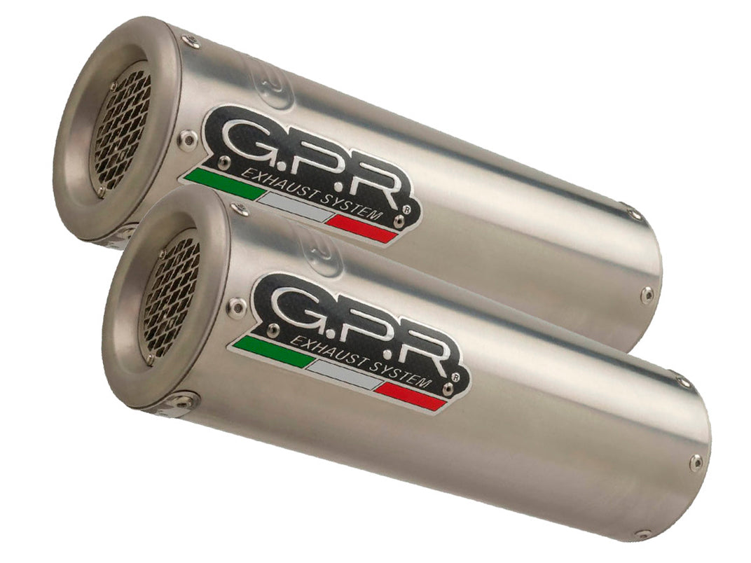 GPR Triumph Speed Triple 1050 (16/17) 3 to 2 Slip-on Exhaust "M3 Titanium Natural" (EU homologated)