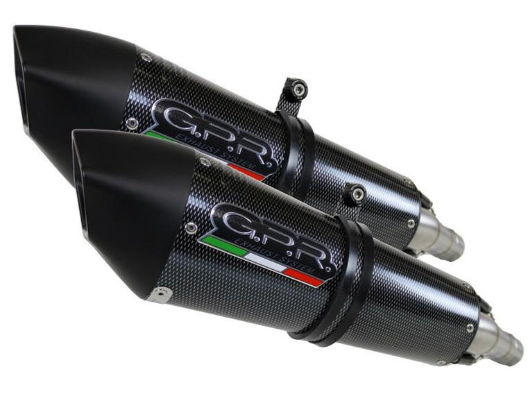 GPR Yamaha FJR1300 (06/16) Dual Slip-on Exhaust "GPE Anniversary Poppy" (EU homologated)