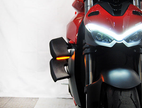 NEW RAGE CYCLES Ducati Streetfighter V2 / V4 (2020+) Front LED Turn Signals