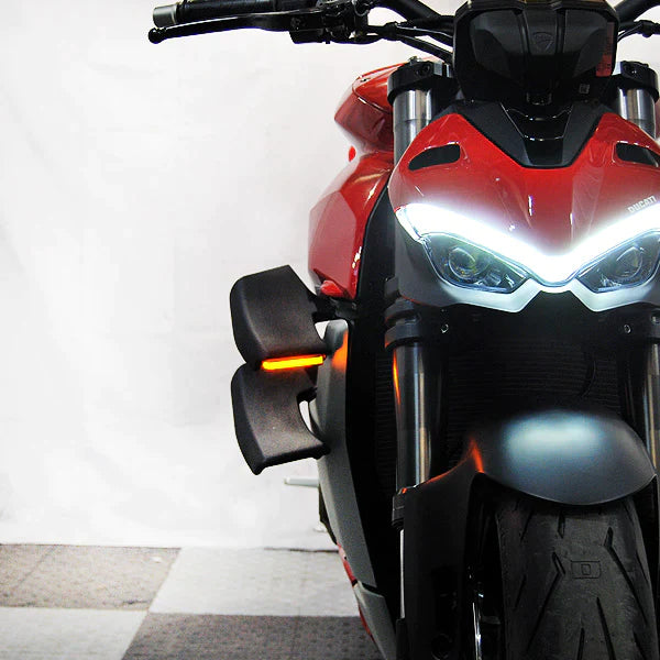 NEW RAGE CYCLES Ducati Streetfighter V4 / V2 LED Mirror Turn Signals