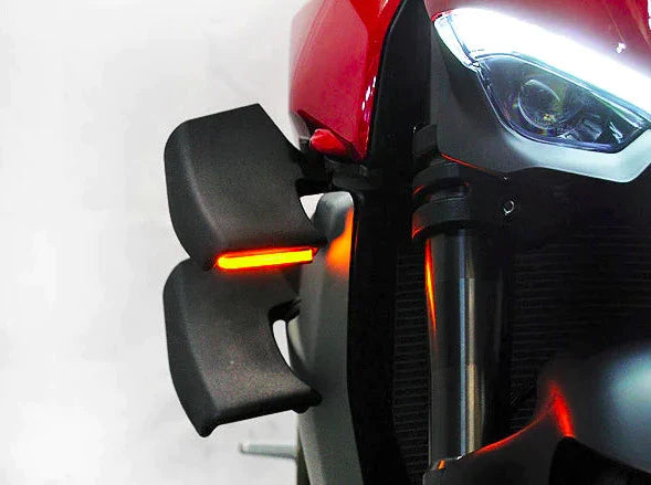 NEW RAGE CYCLES Ducati Streetfighter V4 / V2 LED Mirror Turn Signals