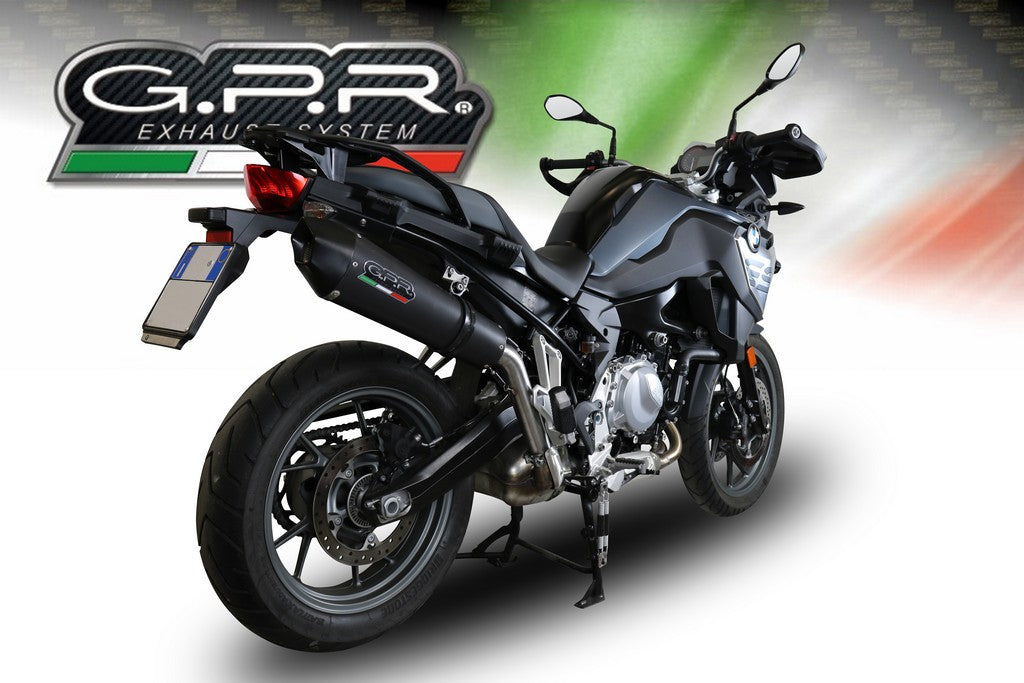 GPR Honda NC750X / S (17/19) Slip-on Exhaust "GP Evo 4 Black Titanium" (EU homologated)