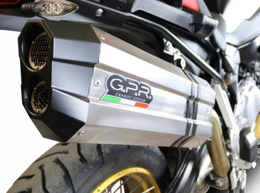 GPR BMW F850GS / Adventure Slip-on Exhaust "Sonic Inox" (EU homologated)