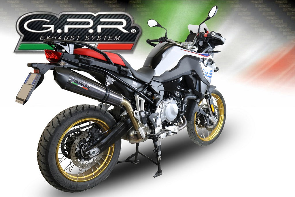 GPR BMW F850GS / Adventure Slip-on Exhaust "GP Evo 4 Poppy" (EU homologated)