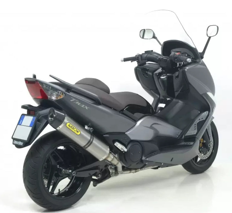 ARROW 73013KZ+73514AK Yamaha TMAX 530 (2017+) Aluminum Full Exhaust System "Competition Evo Race-Tech" – Accessories in the 2WheelsHero Motorcycle Aftermarket Accessories and Parts Online Shop