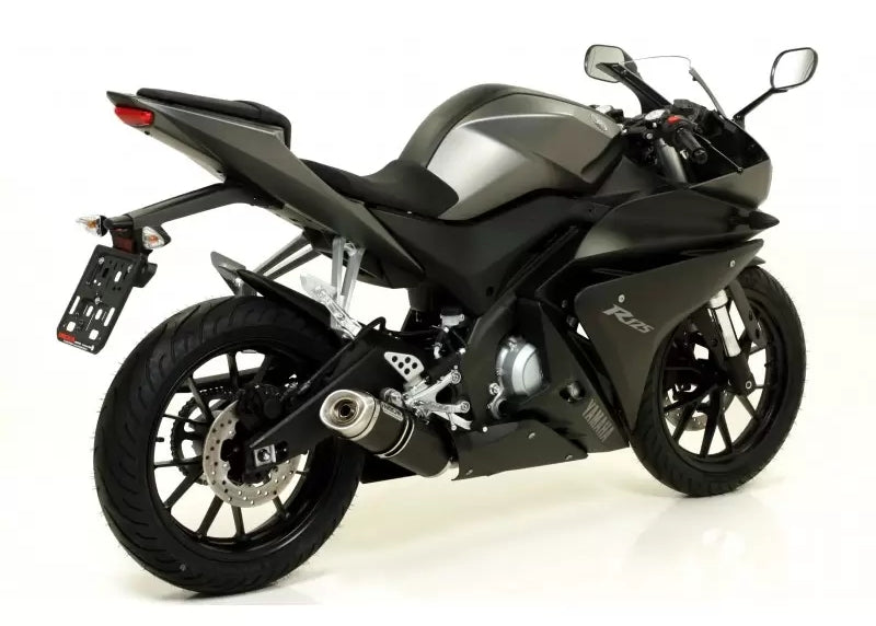 ARROW 51015KZ+51503AON Yamaha R125 (2017+) Aluminum Full Exhaust System "Competition Evo Thunder" – Accessories in the 2WheelsHero Motorcycle Aftermarket Accessories and Parts Online Shop