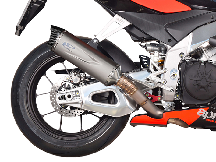 SPARK GAP0407 Aprilia RSV4 / Tuono V4 (2017+) Titanium Slip-on Exhaust "Force Evo" (racing) – Accessories in the 2WheelsHero Motorcycle Aftermarket Accessories and Parts Online Shop