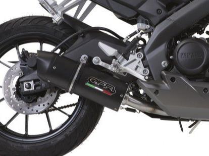 GPR Yamaha MT-125 Full Exhaust System "Furore Nero" (EU homologated)