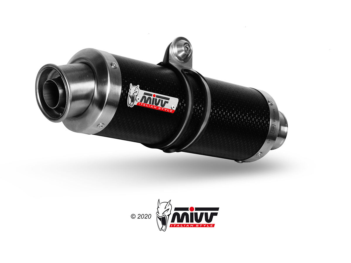 MIVV A.008 Aprilia RSV4 (09/16) Slip-on Exhaust "GP" (carbon; approved) – Accessories in the 2WheelsHero Motorcycle Aftermarket Accessories and Parts Online Shop