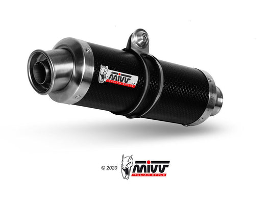 MIVV H.043 HONDA CBR 125 R ( 2004 / 10 ) Full System Exhaust "GP" (carbon; approved) – Accessories in the 2WheelsHero Motorcycle Aftermarket Accessories and Parts Online Shop