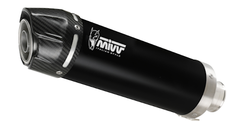 MIVV H.051 HONDA CB 500 F / X ( 2013 / 15 ) Slip On Exhaust "GP" (black + carbon cap; approved) – Accessories in the 2WheelsHero Motorcycle Aftermarket Accessories and Parts Online Shop