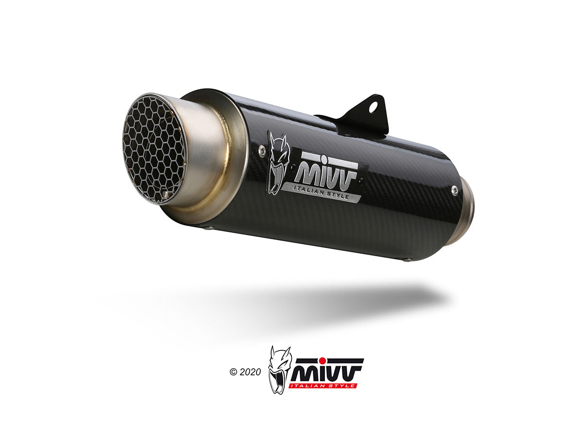 MIVV H.093 HONDA CB 500 Hornet ( 2024 + ) Slip-On Exhaust "GP PRO" (carbon; approved) – Accessories in the 2WheelsHero Motorcycle Aftermarket Accessories and Parts Online Shop
