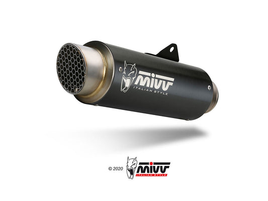 MIVV K.047 KAWASAKI Z400 ( 2019+ ) Slip On Exhaust "GP Pro" (black; approved) – Accessories in the 2WheelsHero Motorcycle Aftermarket Accessories and Parts Online Shop