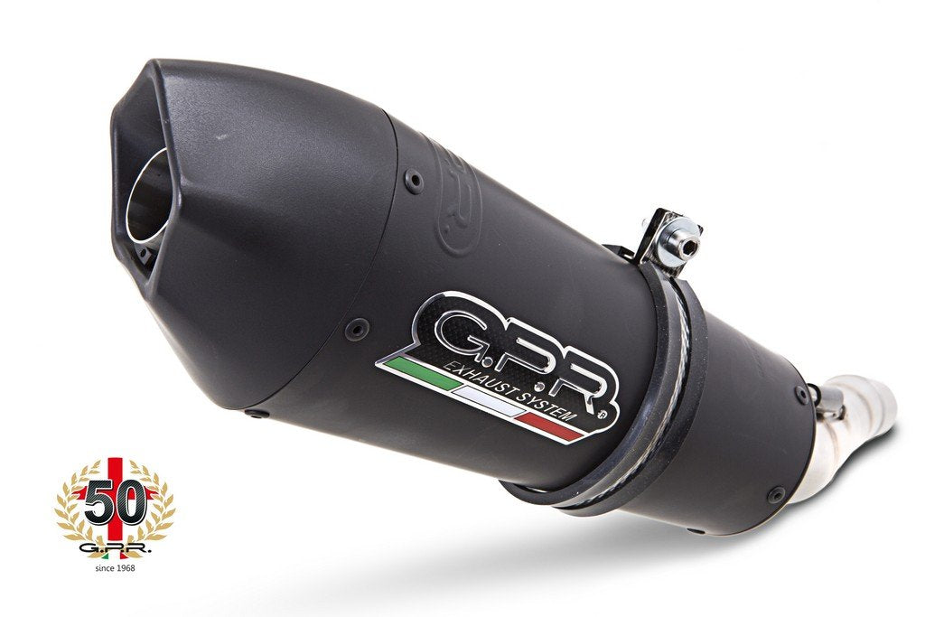 GPR Ducati Multistrada 620 Dual Slip-on Exhaust "GPE Anniversary Black Titanium" (EU homologated)