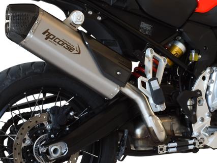 HP CORSE BMW F850GS Slip-on Exhaust "SPS Carbon Titanium" (EU homologated)