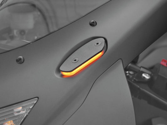 NEW RAGE CYCLES Suzuki GSX-R LED Mirror Block-off Turn Signals