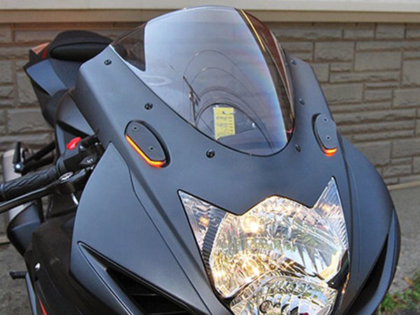 NEW RAGE CYCLES Suzuki GSX-R LED Mirror Block-off Turn Signals