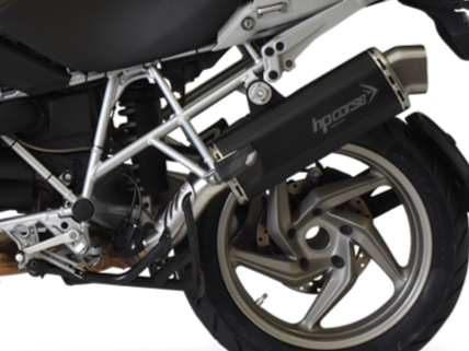 HP CORSE BMW R1200GS (10/12) Slip-on Exhaust "4-Track R Black" (EU homologated)