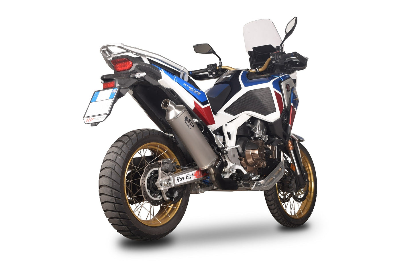 SPARK GHO1703 Honda CRF1100L Africa Twin (2020+) Slip-on Exhaust "Dakar" (EU homologated) – Accessories in the 2WheelsHero Motorcycle Aftermarket Accessories and Parts Online Shop