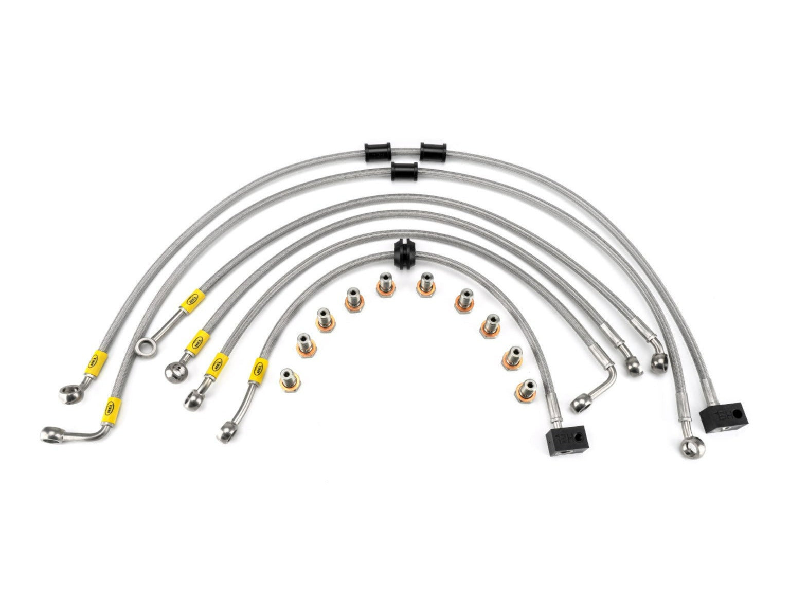 HEL PERFORMANCE HBF9036 Yamaha XV950R ABS (14/20) Flexible Braided Brake Lines Kit (ABS replacement) – Accessories in the 2WheelsHero Motorcycle Aftermarket Accessories and Parts Online Shop