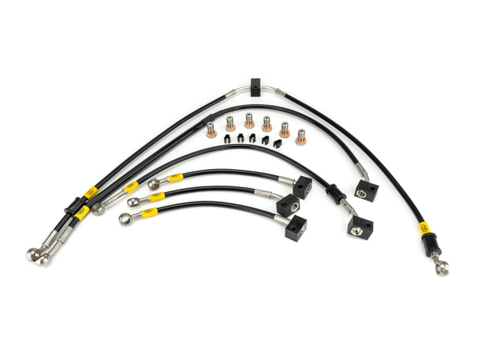 HEL PERFORMANCE HBF9535 Yamaha YZF-R1 / R1M ABS (15/21) Flexible Braided Brake Lines Kit (ABS replacement) – Accessories in the 2WheelsHero Motorcycle Aftermarket Accessories and Parts Online Shop