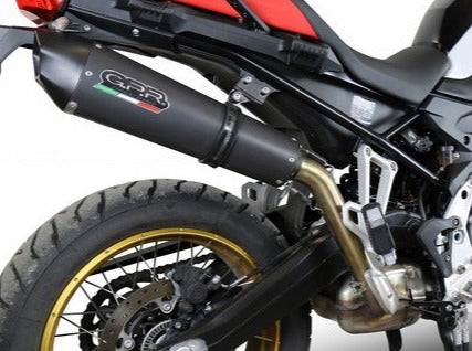 GPR BMW F850GS / Adventure Slip-on Exhaust "GP Evo 4 Black Titanium" (EU homologated)