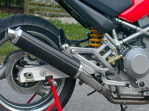 SPARK GDU0804 Ducati Monster 600 / 900 Low Position Dual Slip-on Exhaust "Round" (EU homologated) – Accessories in the 2WheelsHero Motorcycle Aftermarket Accessories and Parts Online Shop