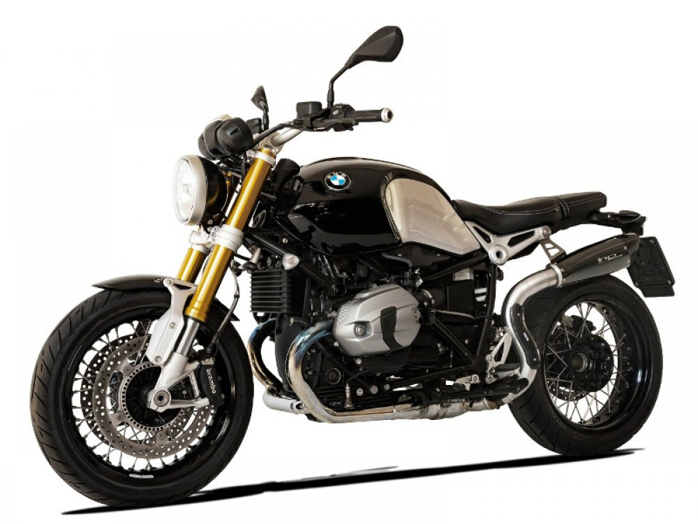 HP CORSE BMW R nineT Slip-on Exhaust "Evoxtreme Black Single High" (EU homologated)