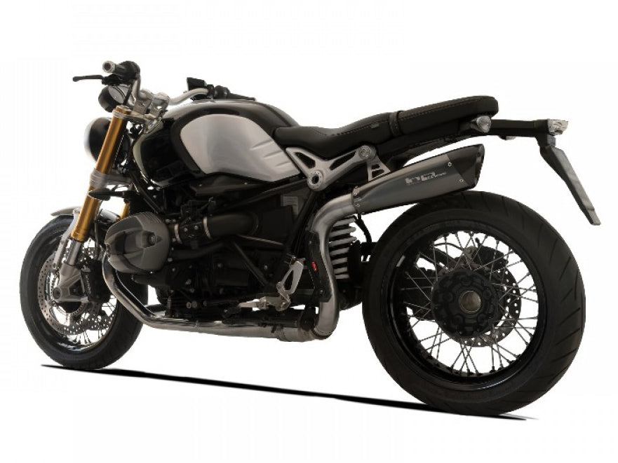 HP CORSE BMW R nineT Slip-on Exhaust "Evoxtreme Black Single High" (EU homologated)