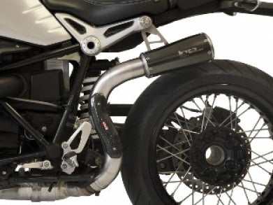 HP CORSE BMW R nineT Slip-on Exhaust "GP-07 Black Single High" (EU homologated)