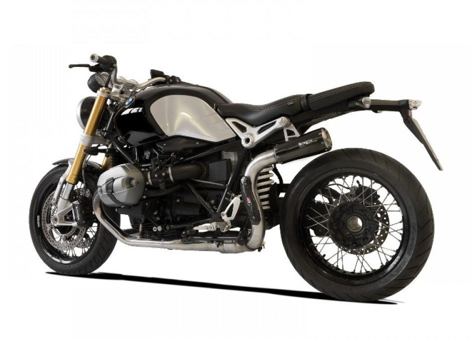 HP CORSE BMW R nineT Slip-on Exhaust "GP-07 Black Single High" (EU homologated)