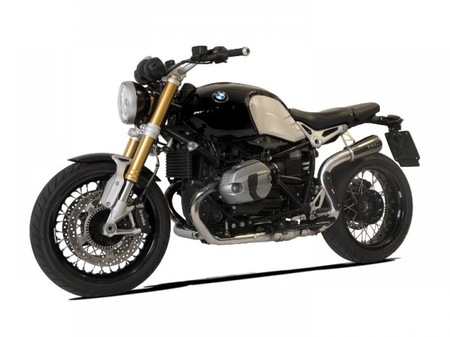 HP CORSE BMW R nineT Slip-on Exhaust "GP-07 Black Single High" (EU homologated)