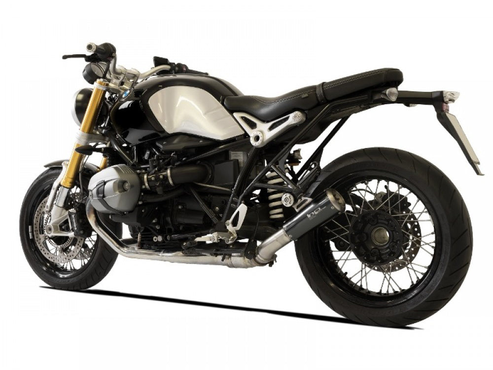 HP CORSE BMW R nineT Slip-on Exhaust "GP-07 Black Single Low" (EU homologated)